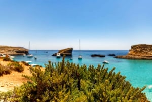 Malte : croisière au lagon bleu, îles Saint-Paul et Comino