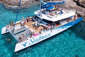 Malta: Cruzeiro noturno de catamarã na Lagoa Azul