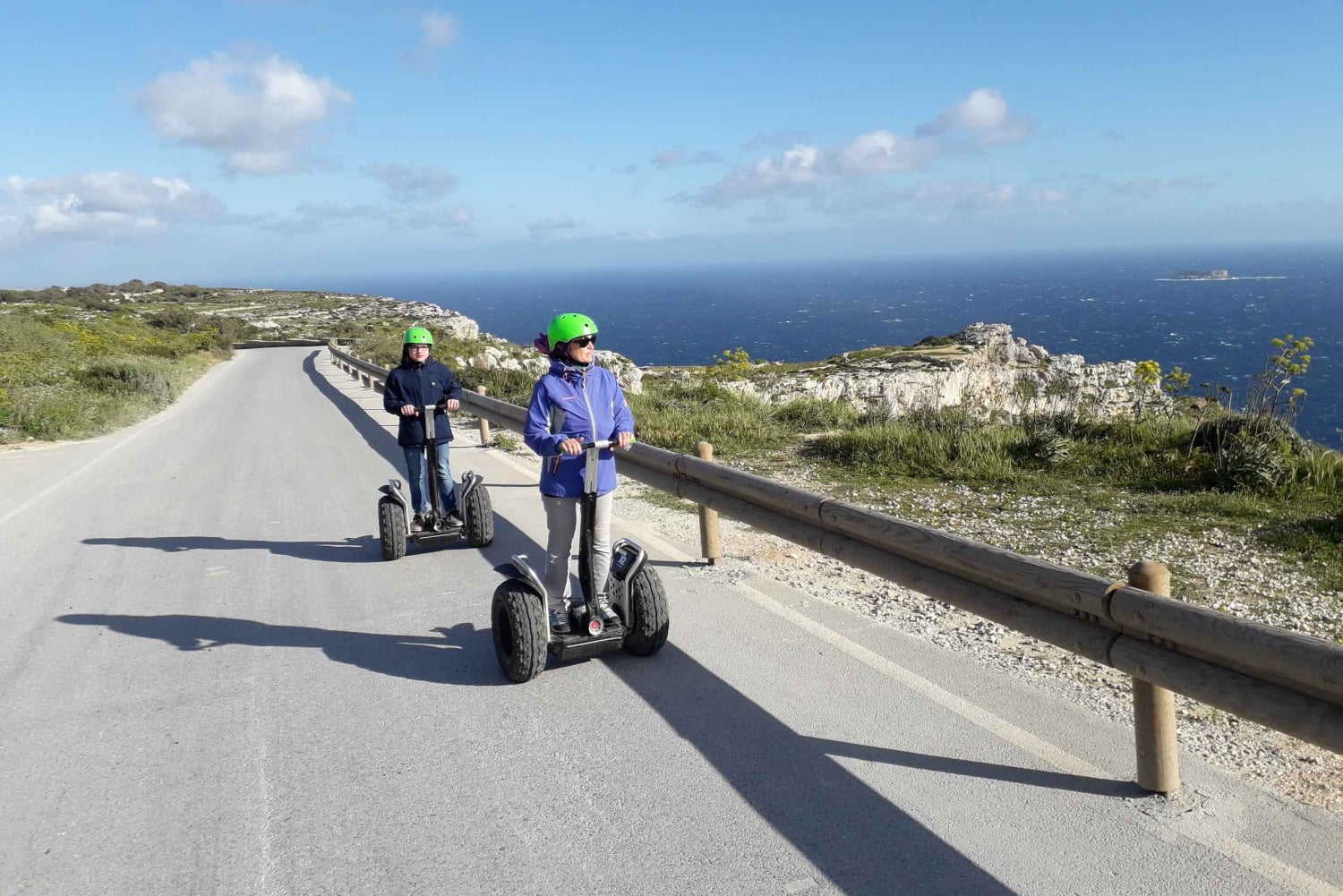 Malta per Segway: Dingli Cliffs Extended Sunset-tour