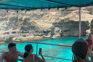 Malta: Dagsutflykt till Comino, Blue Lagoon och grottor