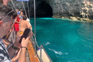 Malta: Dagstur til Comino, den blå lagune og grottene