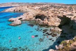 Malta: Comino, Blue Lagoon & Grotten Boottocht
