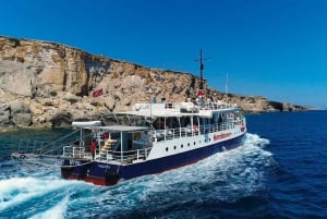 Malta: Cruzeiro de barco em Comino, Lagoa Azul e Cavernas