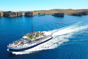Malta: Crociera in barca a Comino, Laguna Blu e Grotte