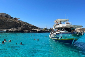 Kryssning Malta: Comino, Gozo, Blue & Crystal Lagoon och grottkryssning