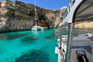 Malta: Comino, Gozo, Blue & Crystal Lagoon og grottekrydstogt