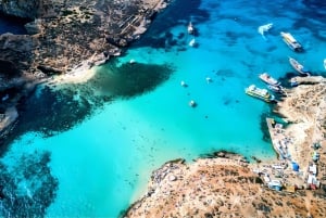 Malta: Comino, Blue Lagoon, Crystal Lagoon e Sea Caves