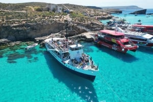 Malta: Comino, Blue Lagoon, Crystal Lagoon & Caves Cruise