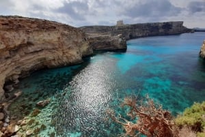 Malta: Comino, Blå lagunen, Kristall Lagunen Privat båttur