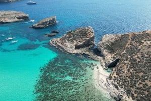 Malta: Comino, Blå lagunen, Kristall Lagunen Privat båttur