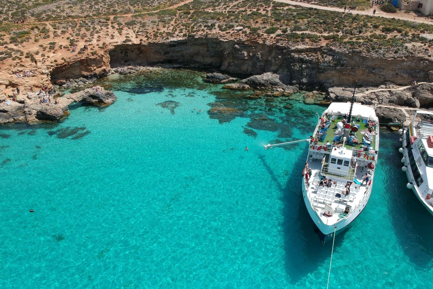 Malta: Comino, Den blå lagune og Gozo - båtcruise på 2 øyer