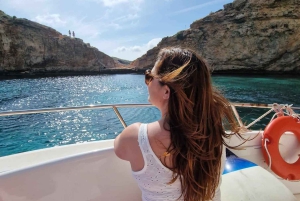 MALTA Comino BlueLagoon 3 horas Passeios de barco particulares