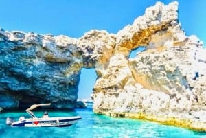 From Malta/Gozo: Comino & Crystal Lagoon Private Boat Trip