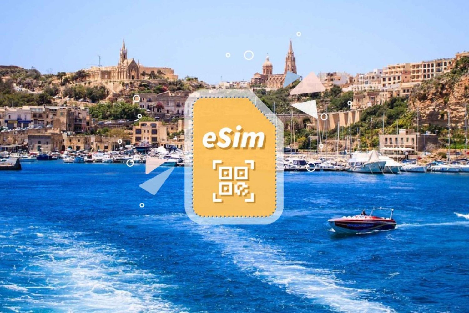 Malta: Europa eSim Plano de dados móveis