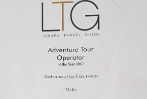 Malta: tour in buggy a Gozo con pranzo, crociera in barca e trasferimenti
