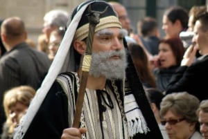 Malte : Procession de l'après-midi du vendredi saint avec transport