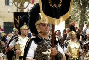 Malte : Procession de l'après-midi du vendredi saint avec transport