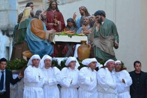 Malte : Procession de l'après-midi du vendredi saint avec transport