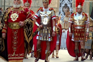 Malte : Procession de l'après-midi du vendredi saint avec transport