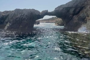 Malta/Gozo:Comino,Crystal/BlueLagoon&Caves Private Boat trip