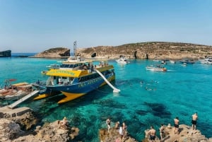 Мальта: острова Гозо и Комино, тур по Голубой лагуне и морским пещерам