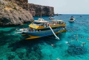 Malta: Excursión a las Islas Gozo y Comino, Laguna Azul y Cuevas Marinas