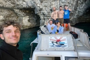 Malta: Comino, Blauwe/Kristal Lagune & Grotten Privécharter