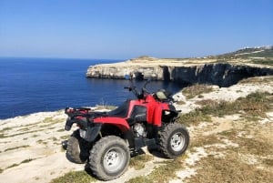 From Malta: Gozo Full-Day Quad Tour with Lunch and Boat Ride