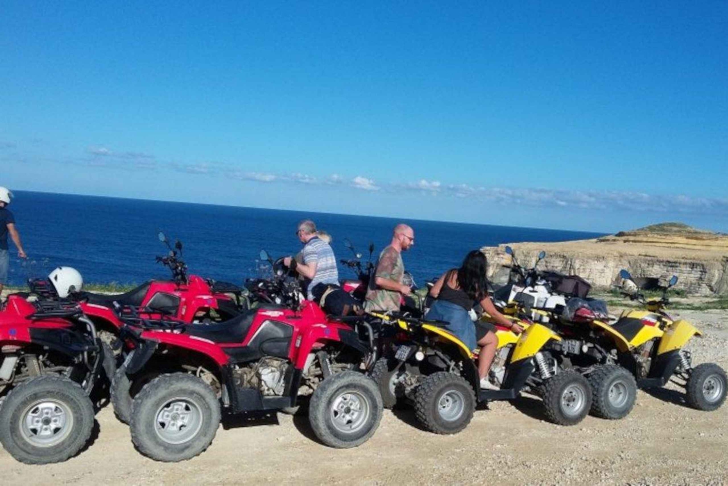 مالطا: جولة غوزو بالدراجات الرباعية مع رحلة بالقارب الخاص