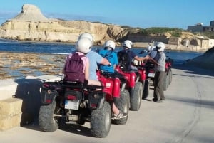 مالطا: جولة غوزو بالدراجات الرباعية مع رحلة بالقارب الخاص