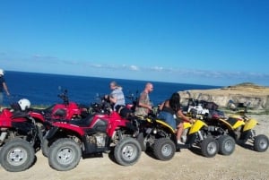 مالطا: جولة غوزو بالدراجات الرباعية مع رحلة بالقارب الخاص