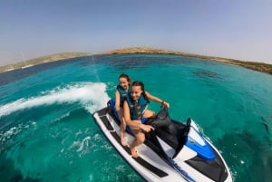 Malta vattenskotertur / safari - Comino, Blå lagunen och Gozo