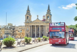 Malta: Malta Island Bus Tour and Boat Tour