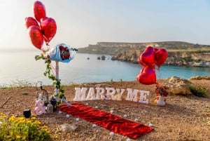 Malta: Marrige Proposal with Scenic Views and Picnic