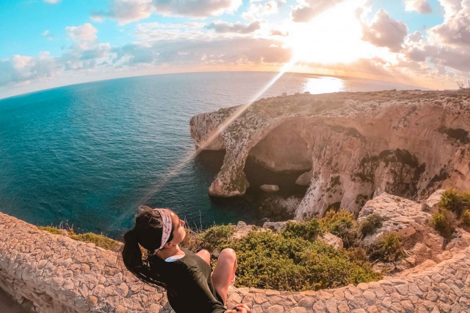 Malta: Guidet tur til Marsaxlokk, Den blå grotten og Qrendi