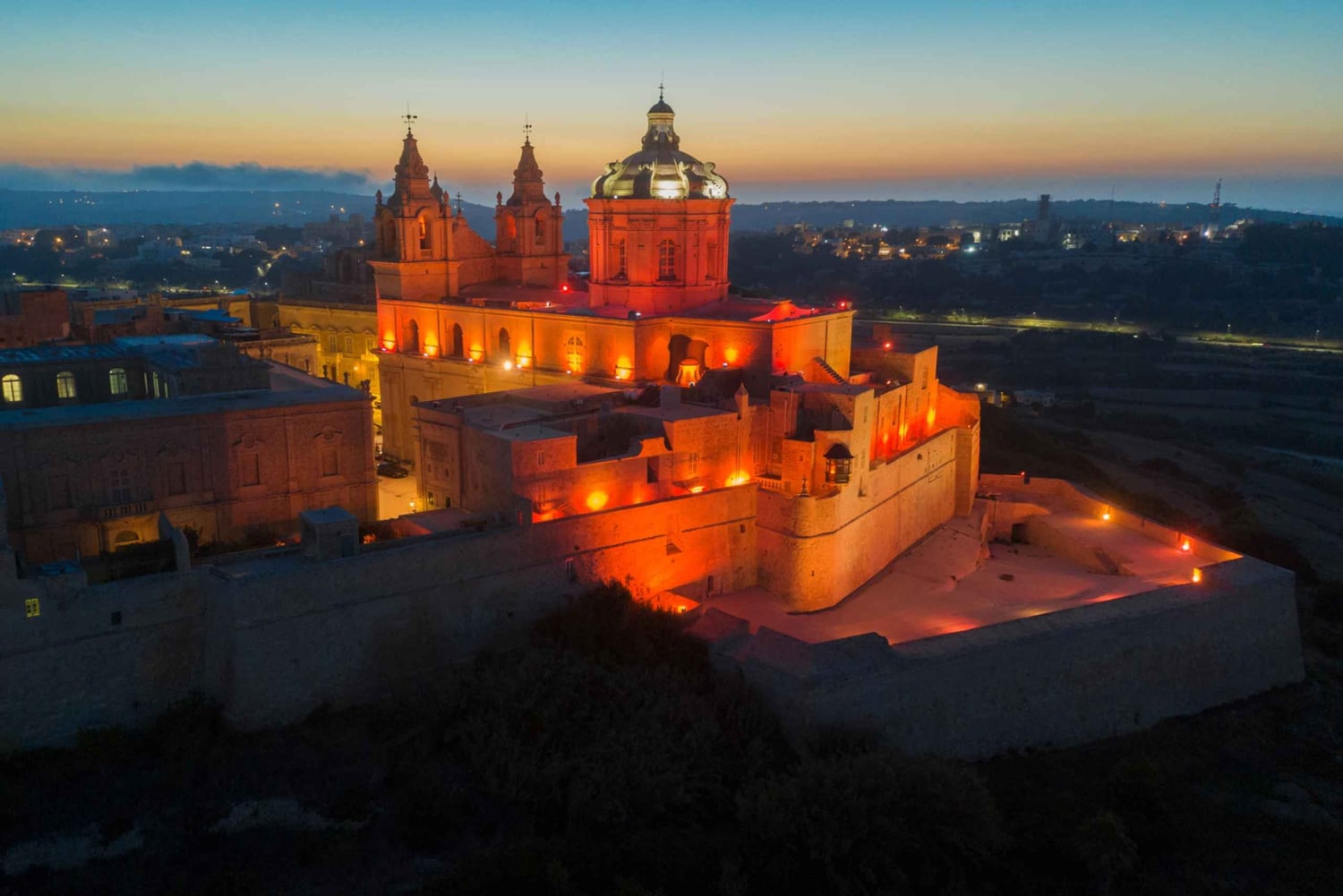 Malta: Night Tour To Valletta, Mosta, Mdina