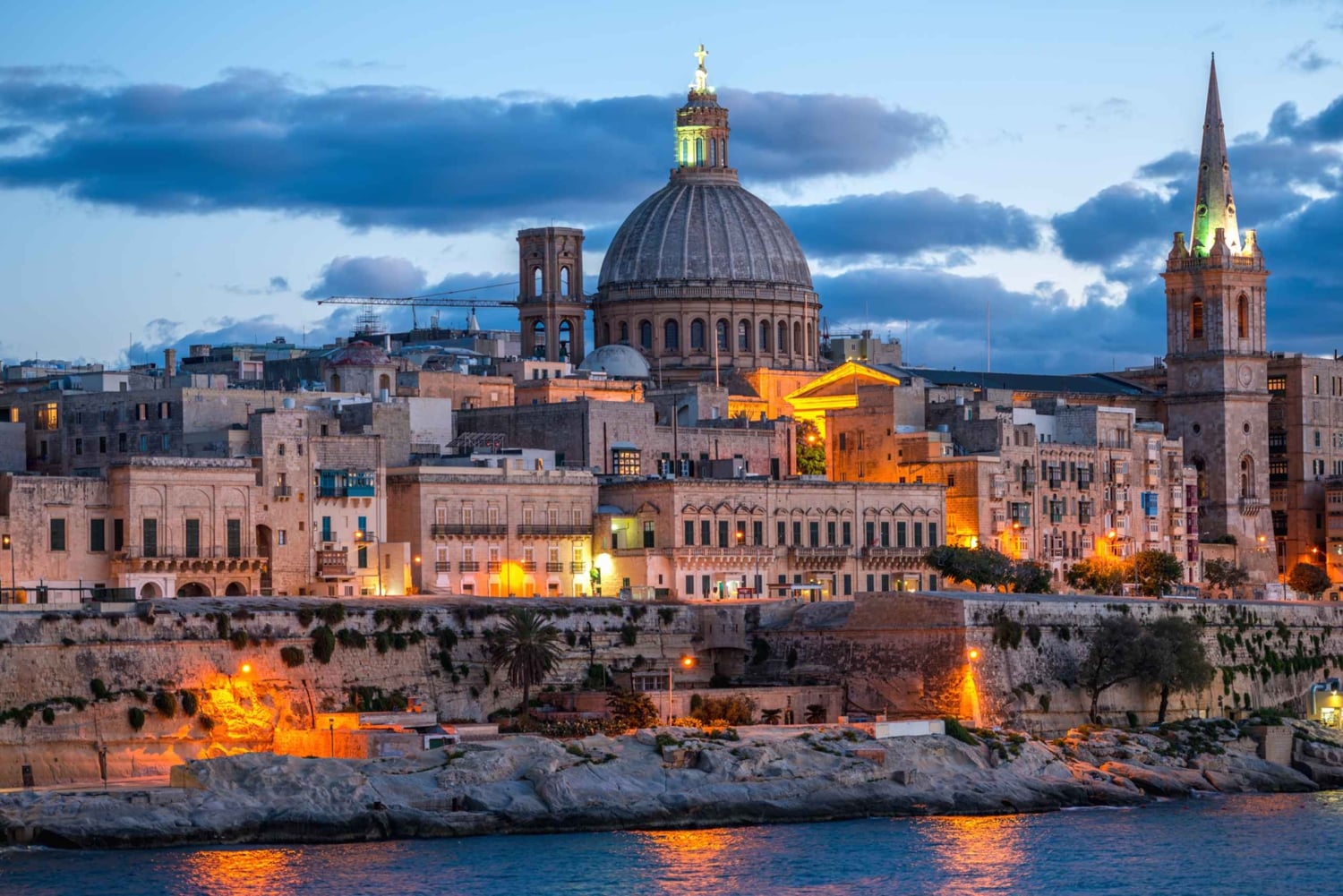 Malta: Night Tour To Valletta, Mosta, Mdina