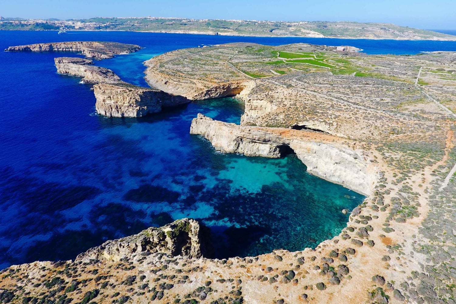 Malte : Location de bateau privé pour le lagon bleu, Gozo et Comino