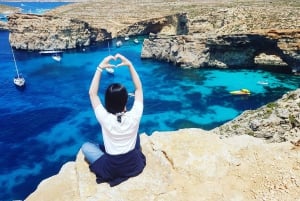 Malta: Private Boat Charter to Blue-Lagoon, Gozo & Comino