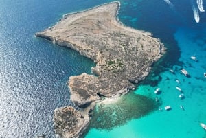 Malte : Location de bateau privé pour le lagon bleu, Gozo et Comino