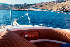 Malte : Location de bateau privé pour le lagon bleu, Gozo et Comino