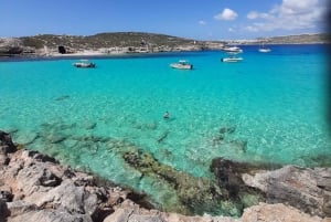 Malte : Location de bateau privé pour le lagon bleu, Gozo et Comino