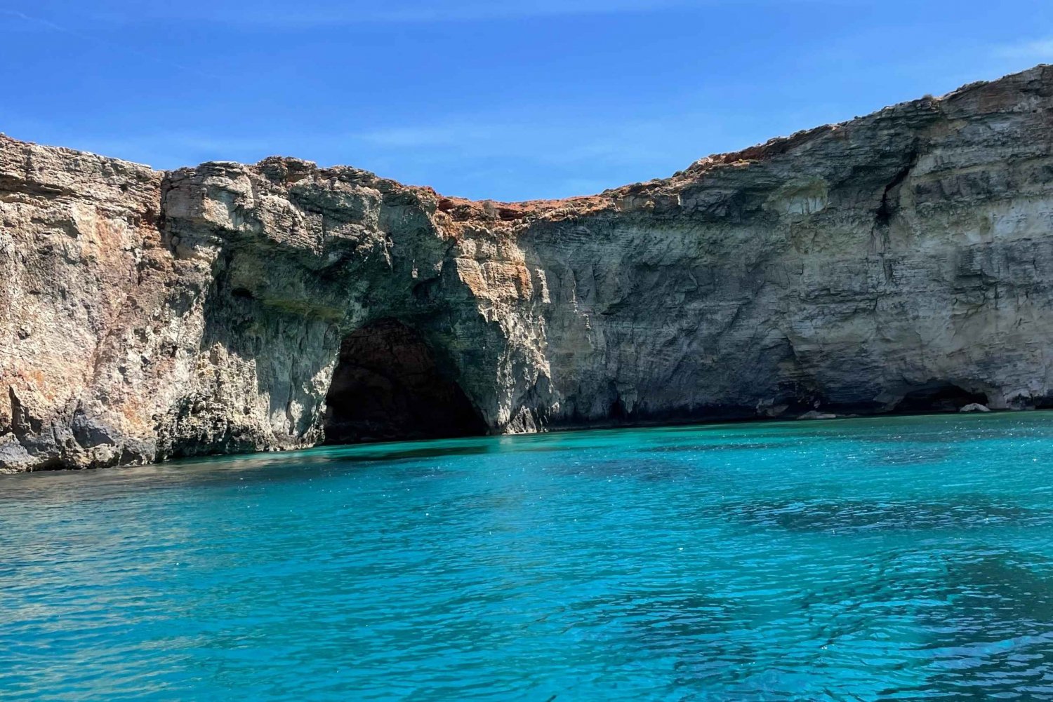 Malta: Privat båttur till Blue & Crystal Lagoon & Comino.