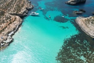 Malta: Gozo: Crystal/Blue Lagoon, Comino & Gozo Yksityinen veneretki.
