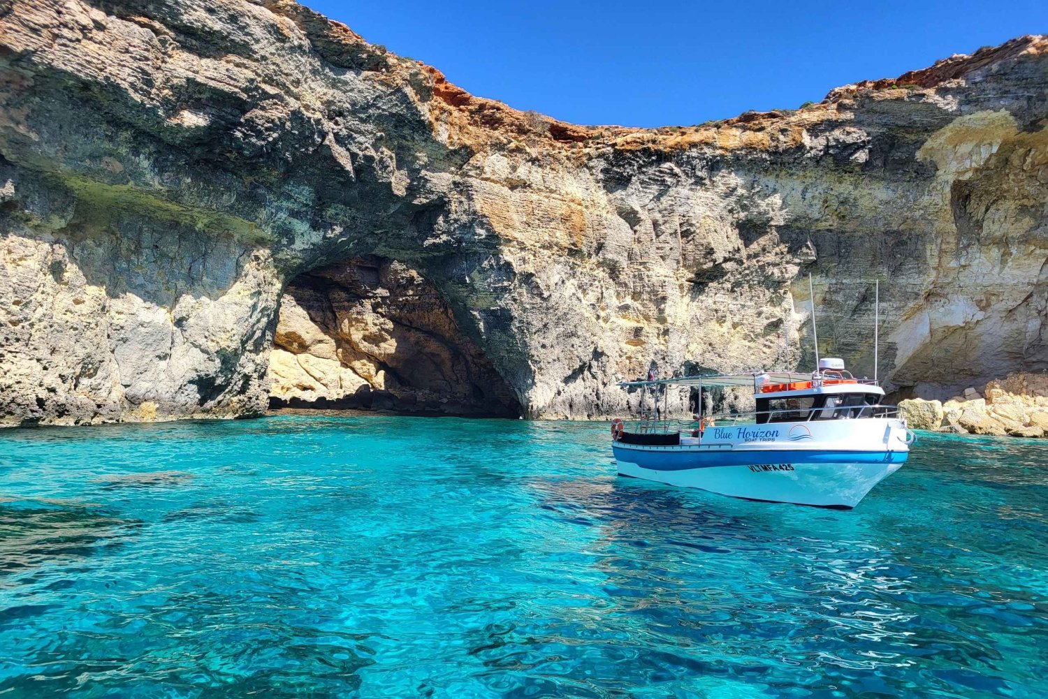 Malta: privéboottocht naar Comino, Blue Lagoon en Gozo