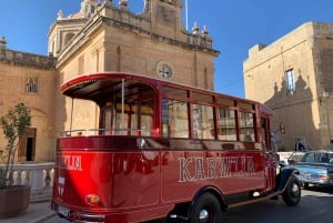 Malta: Privat chaufførdrevet veteranbus