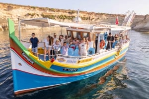 Malta: rejs wycieczkowy o zachodzie słońca do basenu św. Piotra i południowego wybrzeża
