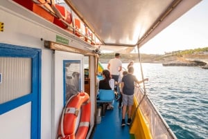 Malta: rejs wycieczkowy o zachodzie słońca do basenu św. Piotra i południowego wybrzeża