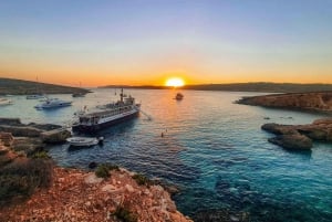 Malta: Rejs o zachodzie słońca do Błękitnej Laguny