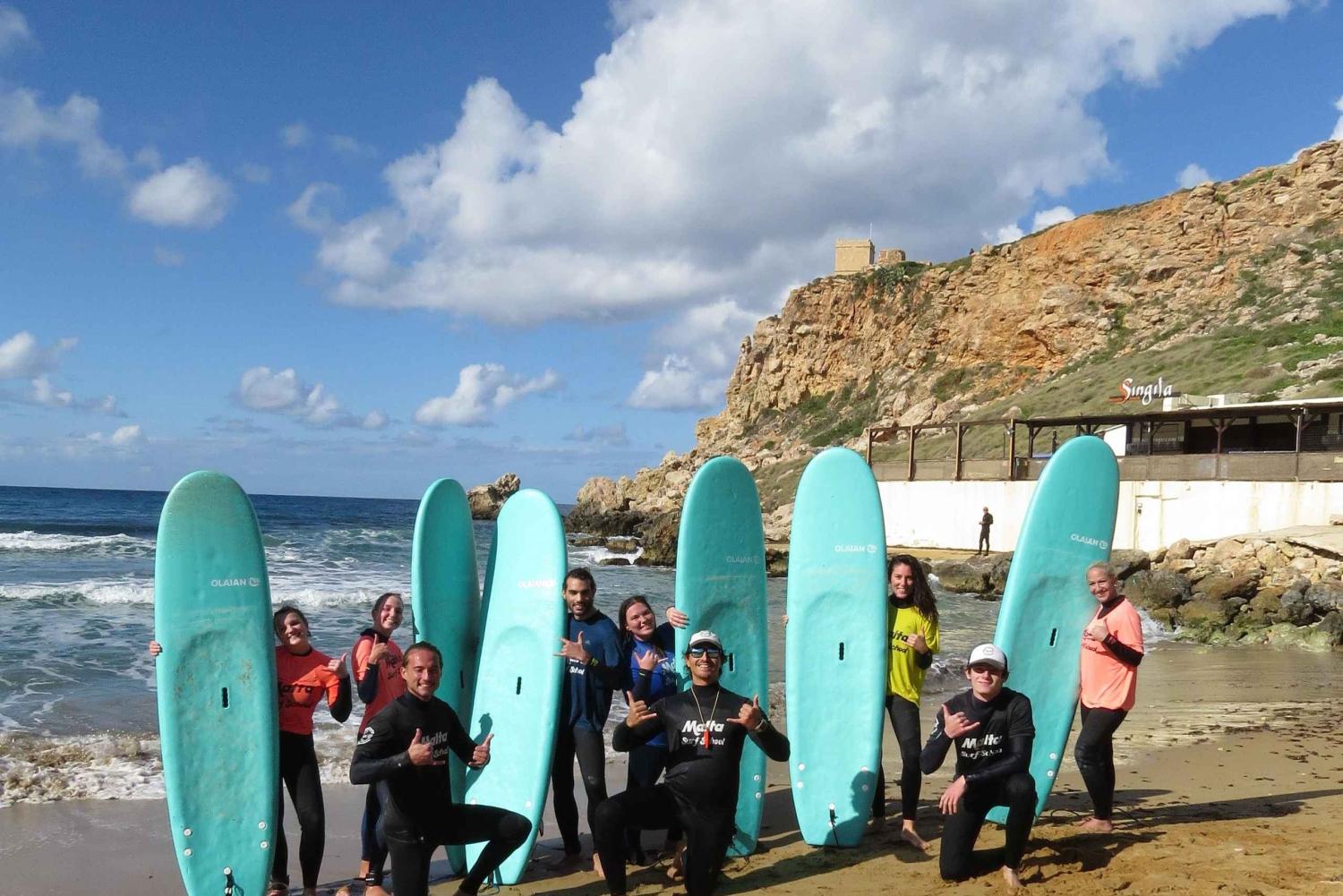 Malta Surf School, lekcje surfingu dla początkujących